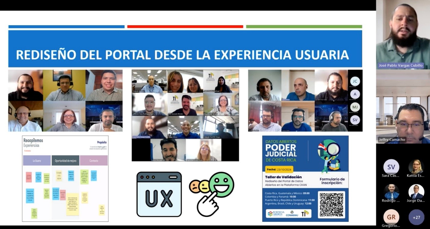 Imagen de la noticia: ​​​​​​​Proceso de validación fortalece el portal de datos abiertos del Poder Judicial 